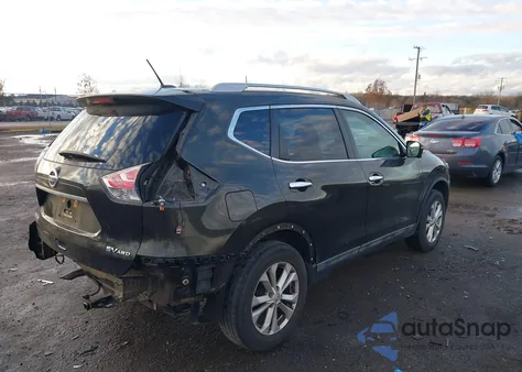 2015 Nissan Rogue Sv из США, поврежденный, VIN 5N1AT2MV4FC813048
